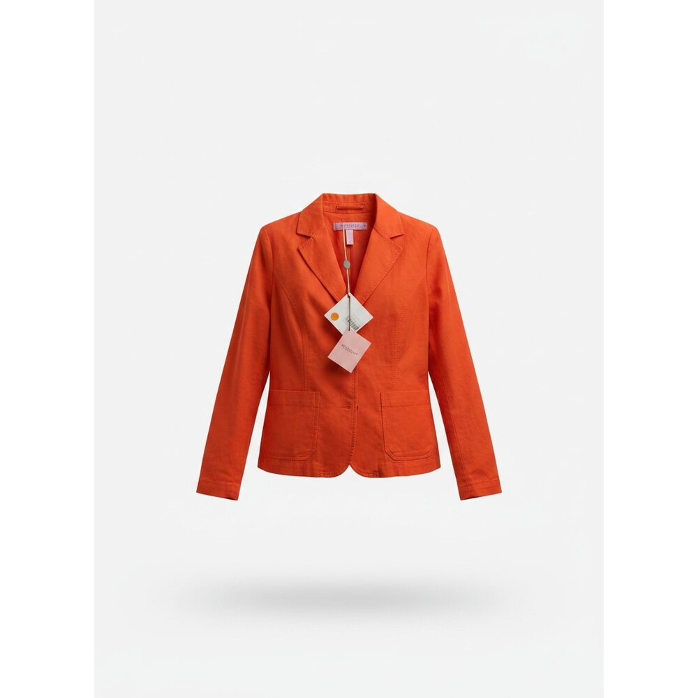 Jeckerson Red Blazer Jacket - Large Stylish & Confidently Bright L